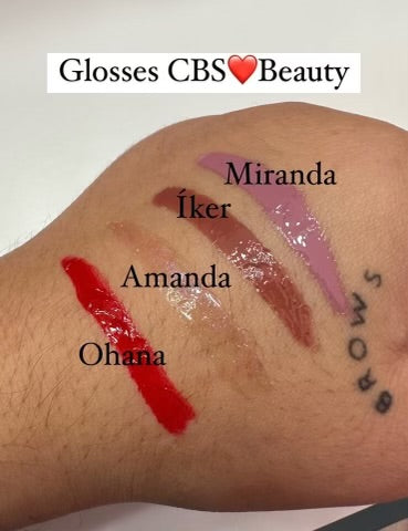 OHANA RED GLOSSY LIQUID LIPSTICK